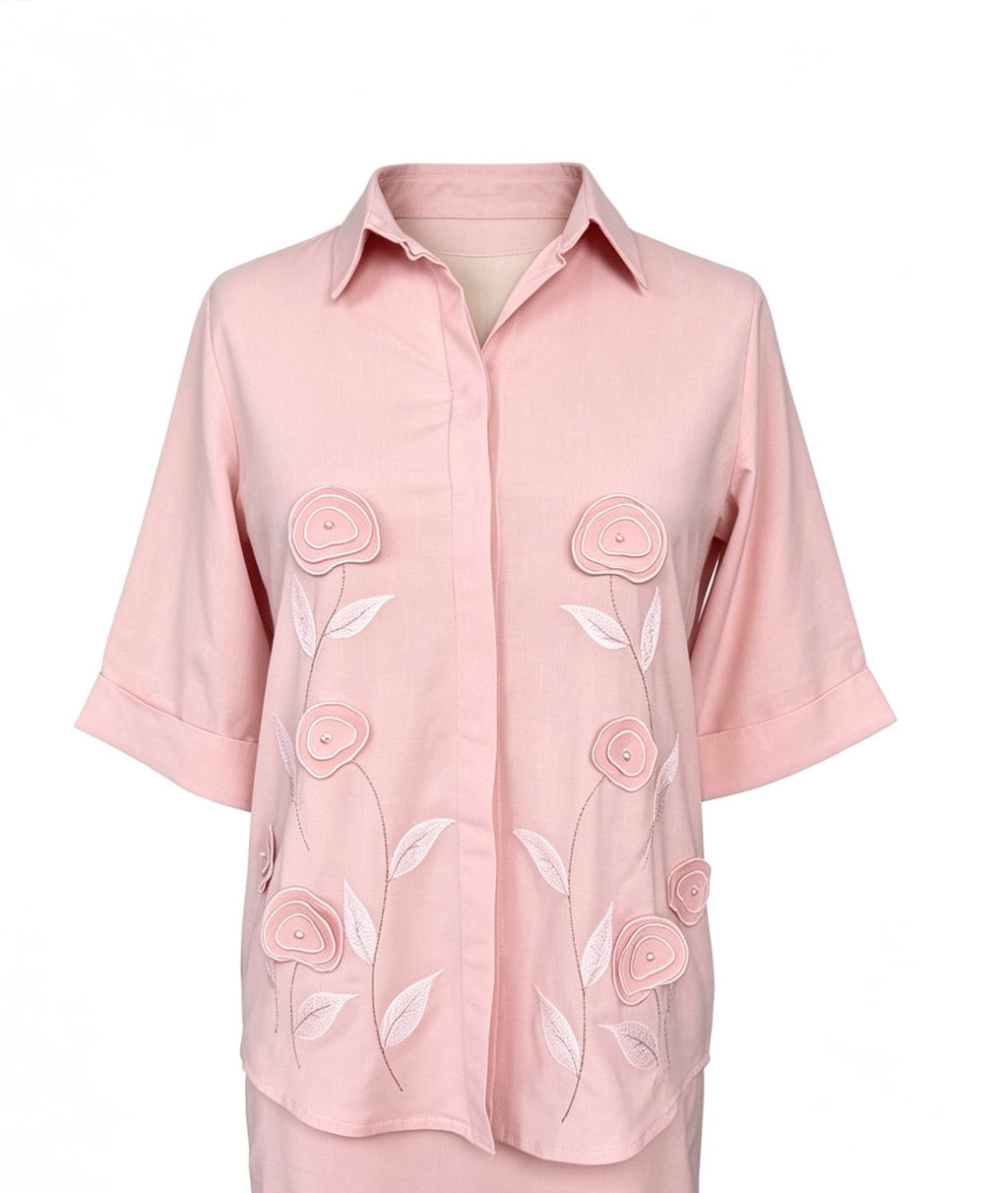 Blush Bloom - Blouse